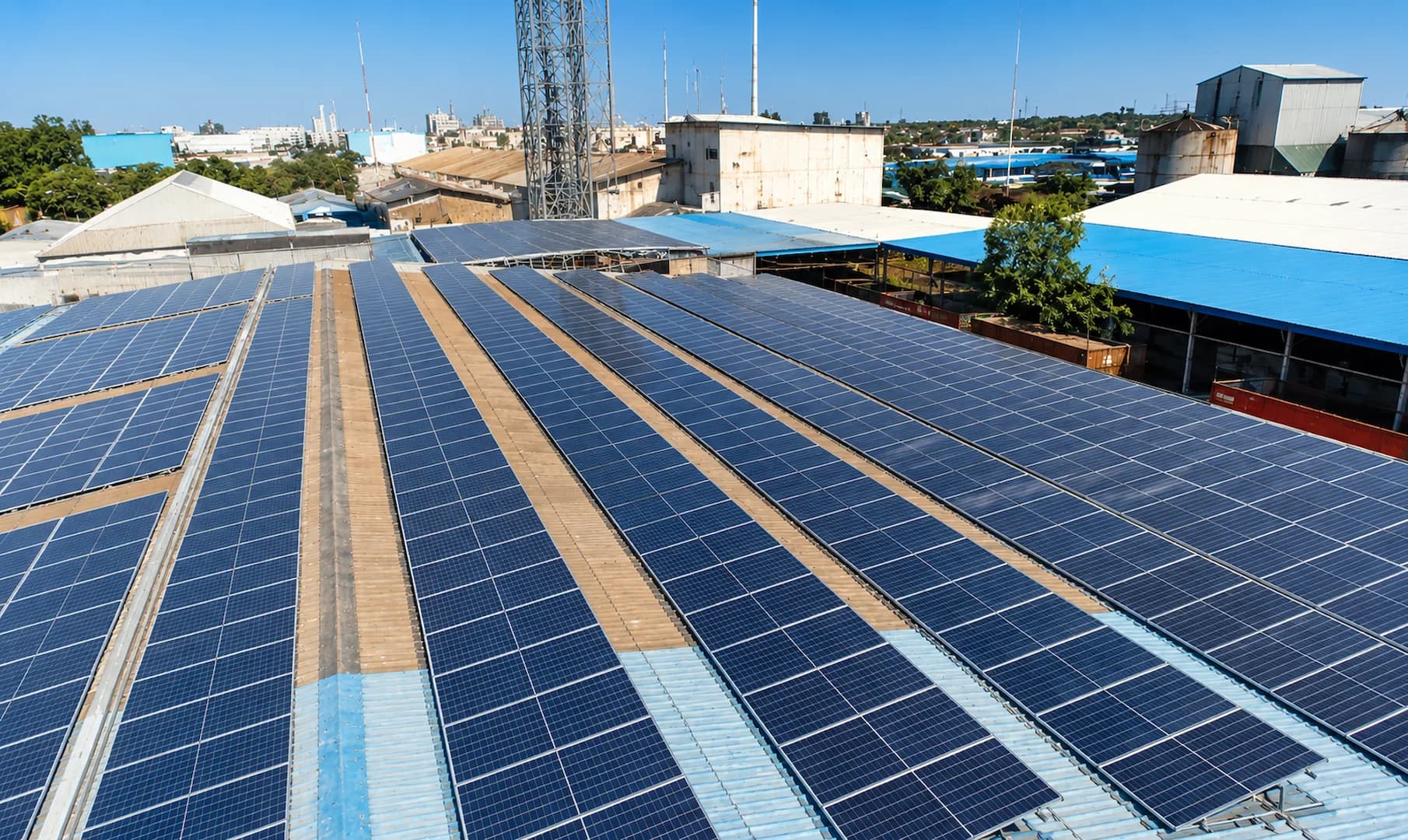 Rooftop solar installation in Dehradun
